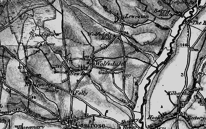 Old map of Wolfsdale in 1898