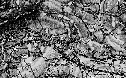 Old map of Wollaston in 1899