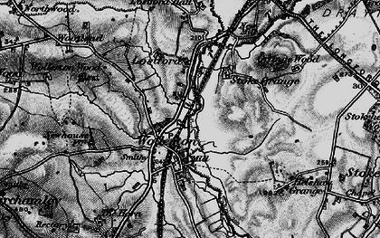 Old map of Wollerton in 1897