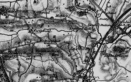 Old map of Wollerton Wood in 1897