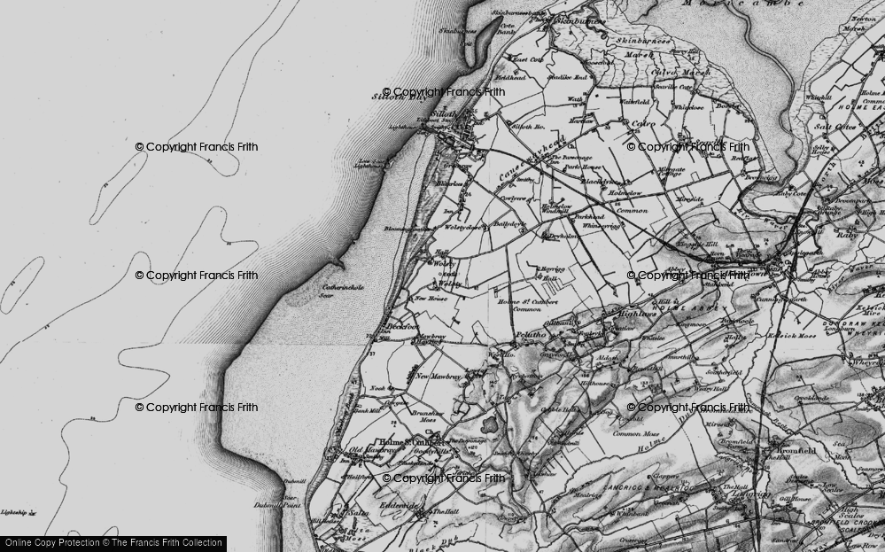 Old Map of Wolsty, 1897 in 1897