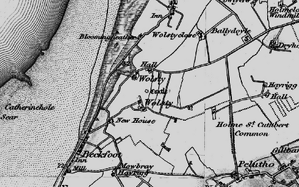 Old map of Wolsty in 1897