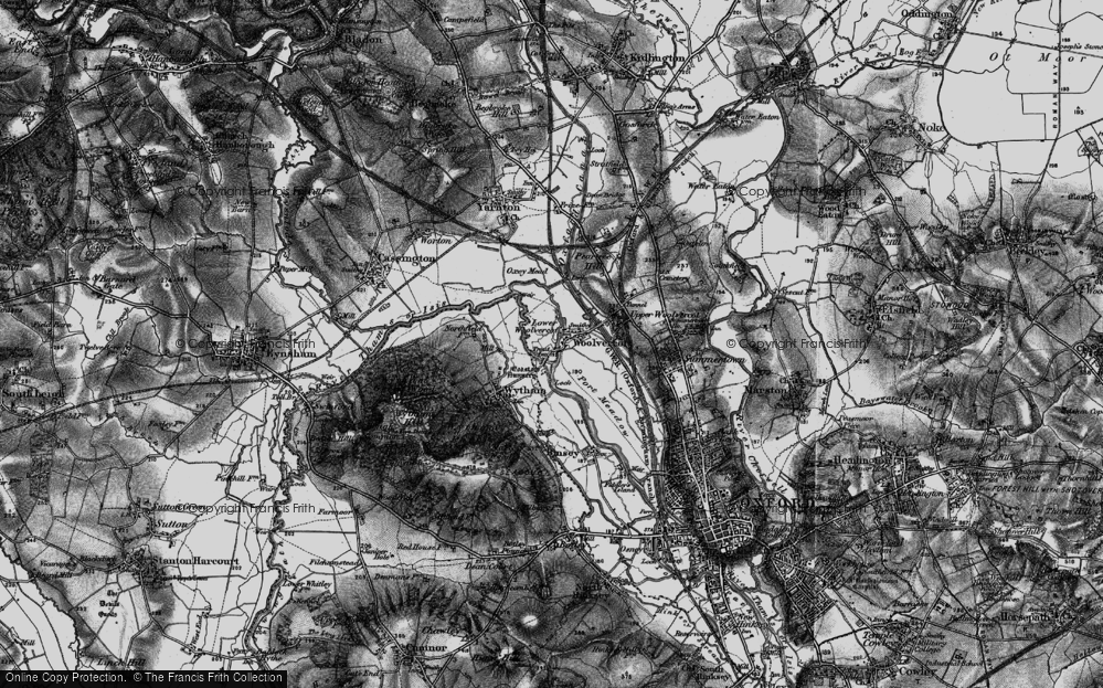 Old Map of Wolvercote, 1895 in 1895