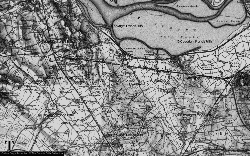 Old Map of Wolverham, 1896 in 1896