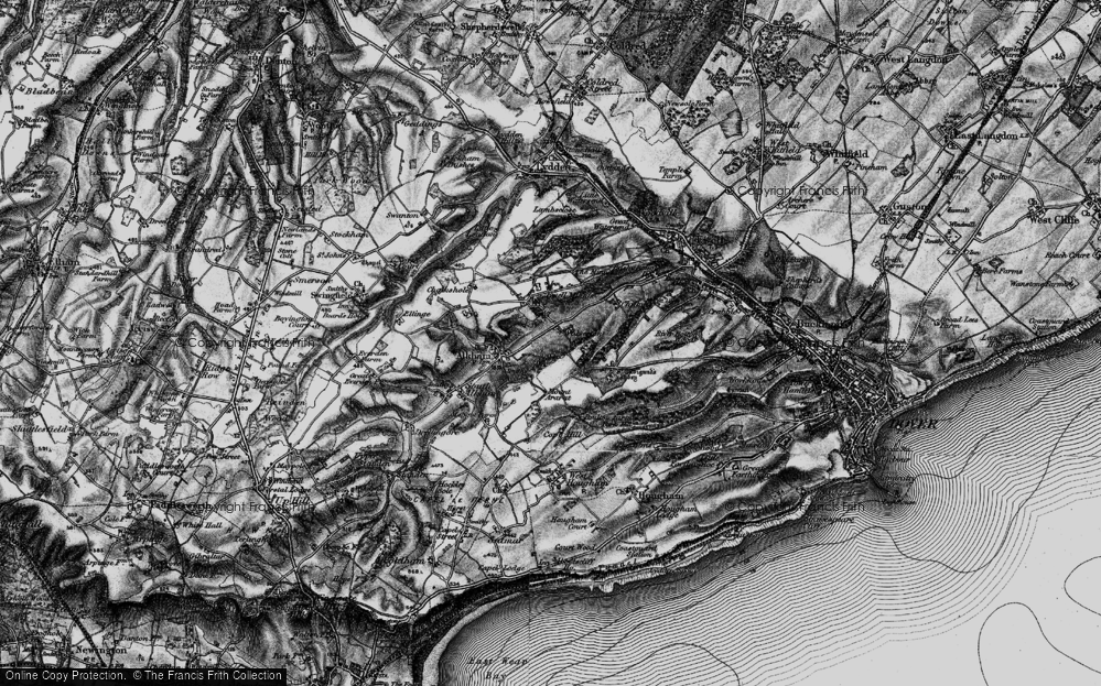 Old Map of Wolverton, 1895 in 1895