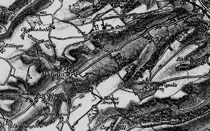 Old map of Wolverton in 1895
