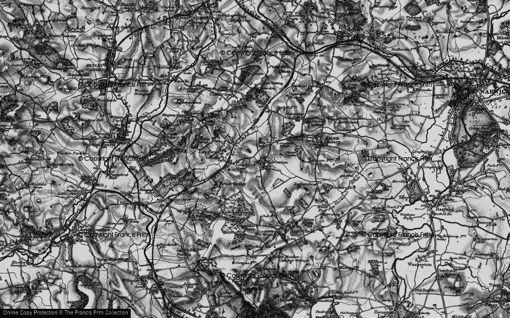 Old Map of Wolverton, 1898 in 1898