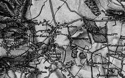 Old map of Wolverton in 1898