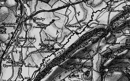 Old map of Wolverton in 1899