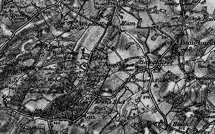 Old map of Wolverton Common in 1895