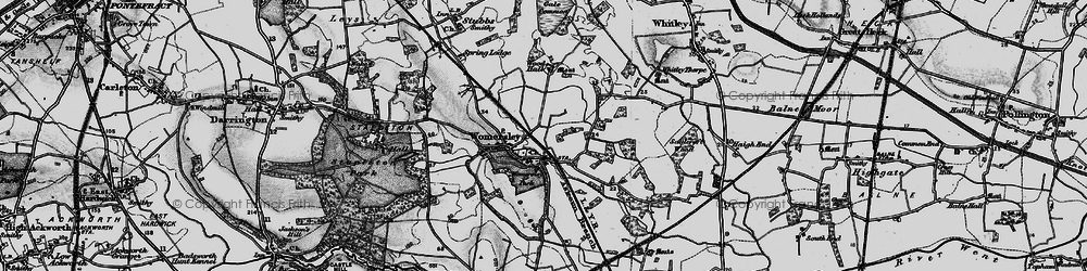 Old map of Wormesley Park in 1895