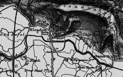 Old map of Wonderstone in 1898