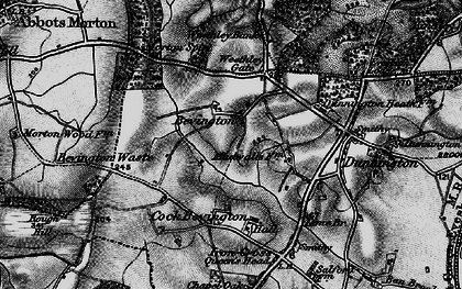 Old map of Wood Bevington in 1898