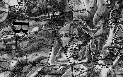 Old map of Wood End in 1896