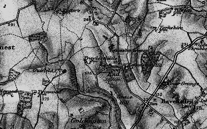 Old map of Wood End in 1898