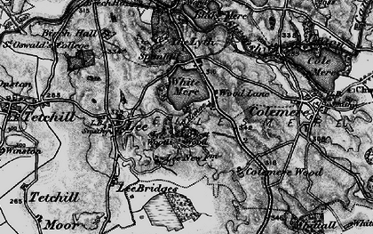 Old map of Lee Wood in 1897