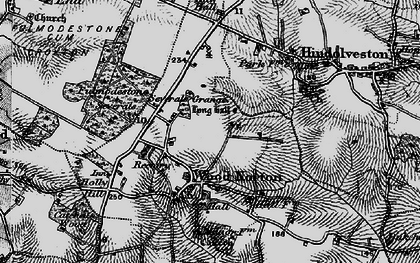 Old map of Wood Norton in 1898