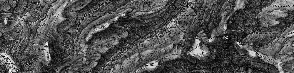 Old map of Woodale Moor in 1897