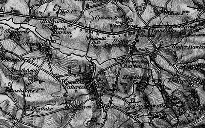 Old map of Woodbury Salterton in 1898