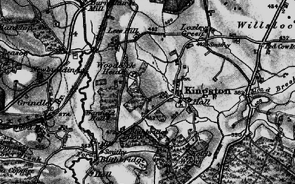 Old map of Woodcock Heath in 1897