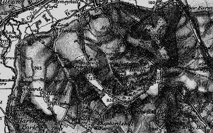 Old map of Woodcock Hill in 1896
