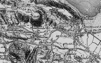 Old map of Woodcombe in 1898