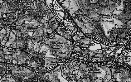 Old map of Woodend in 1896
