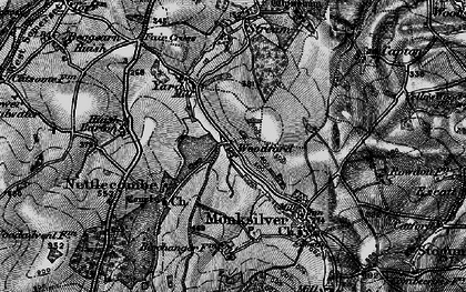 Old map of Woodford in 1898
