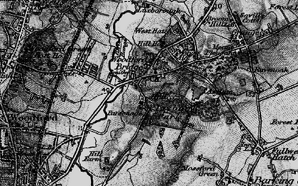 Old map of Woodford Bridge in 1896