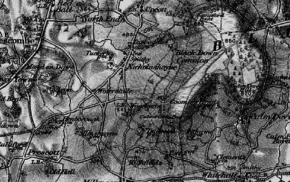 Old map of Woodgate in 1898