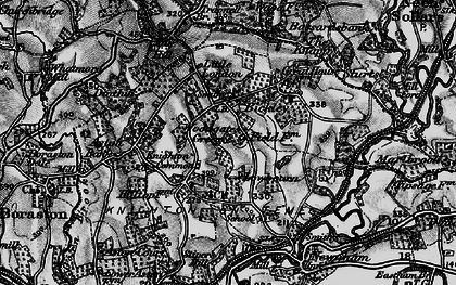 Old map of Woodgates Green in 1899