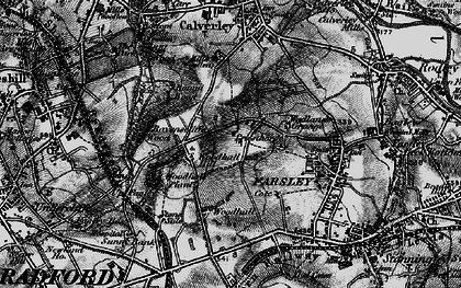 Old map of Woodhall Hills in 1898