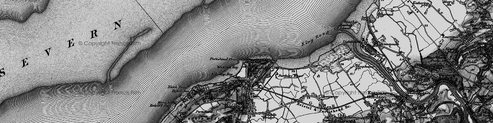 Old map of Woodhill Bay in 1898