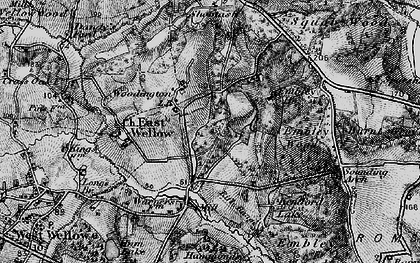 Old map of Woodington in 1895