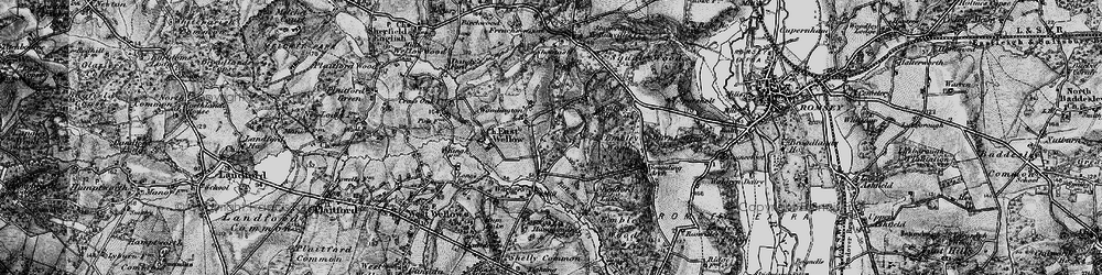Old map of Woodington in 1895