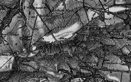 Old map of Woodland in 1897
