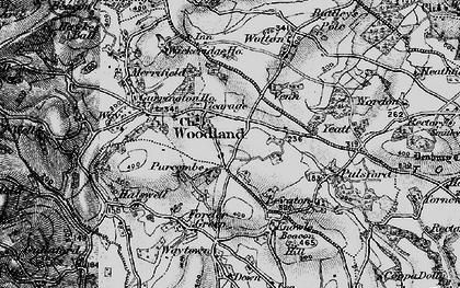 Old map of Wickeridge in 1898