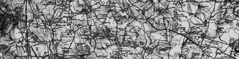 Old map of Woodlane in 1897
