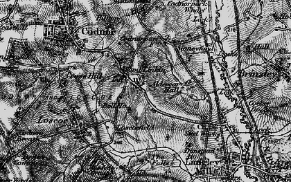 Old map of Woodlinkin in 1895
