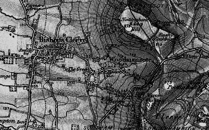 Old map of Woodmancote in 1896