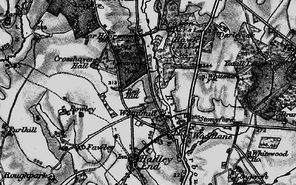 Old map of Woodmill in 1898