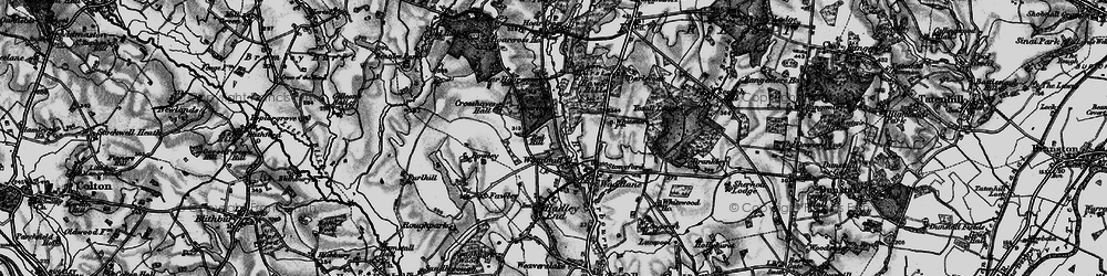Old map of Woodmill in 1898