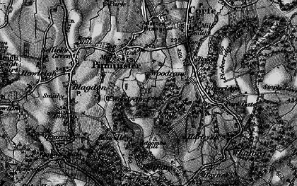 Old map of Adcombe Hill in 1898