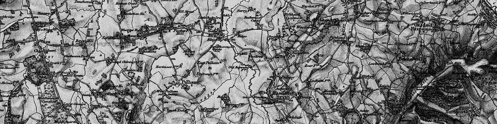 Old map of Woodrow in 1898