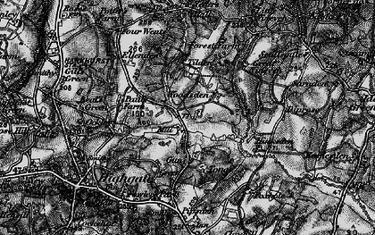 Old map of Woodsden in 1895