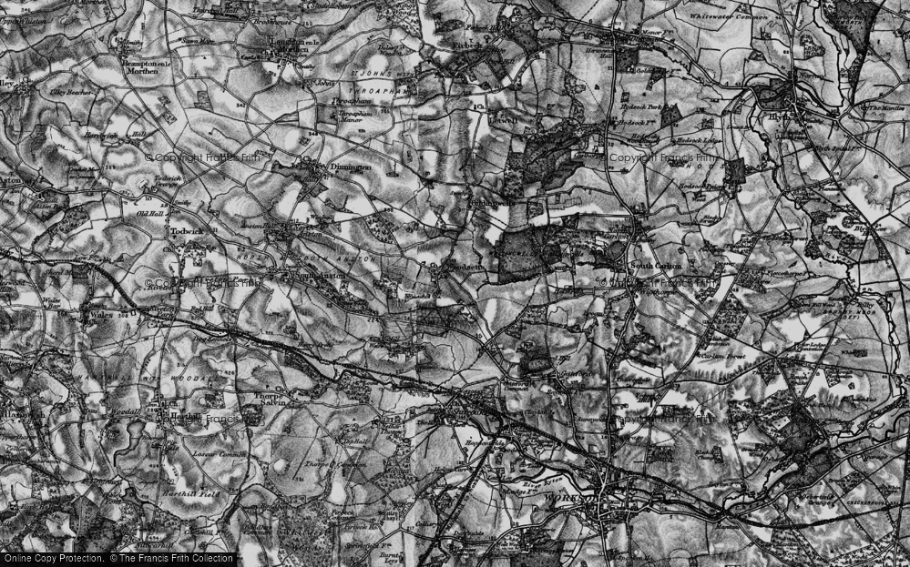 Old Map of Woodsetts, 1899 in 1899