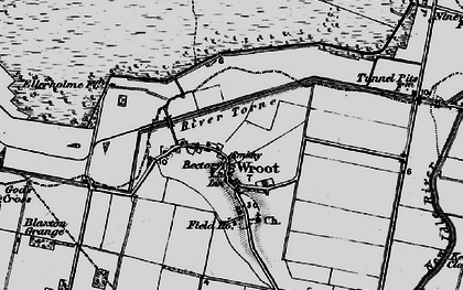 Old map of Wroot Grange in 1895