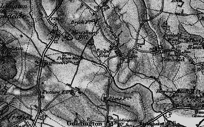 Old map of Woodside in 1896
