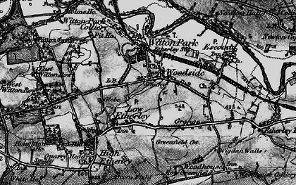 Old map of Woodside in 1897