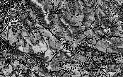 Old map of Woodthorpe in 1896